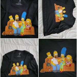 POP CULTURE SIMPSONS CROP TOP GRAPHIC TEE